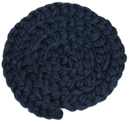 Gadpiparty Decke Für Neugeborene Handgefertigt Zopfdecke Gestrickter Zopf Stilvolle Fotografie-Requisite Dunkle Gazedecke