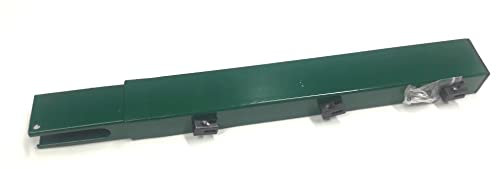 1x Stacheldrahtaufsatz 90° Grün Stacheldrahtabweiser Stacheldraht für 40mm x 60mm Zaunpfosten Verlängerung Zaun Doppelstabmattenzaun Zubehör