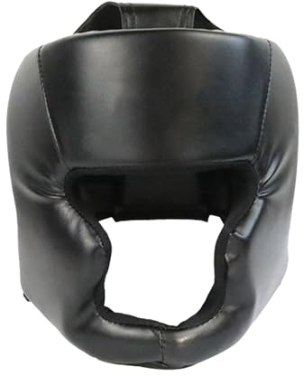 Casco de Boxeo para niños, protección para la Cabeza, protección de la Cabeza para Artes Marciales, Boxeo, Boxeo, Juego de Kickboxing, Piel sintética, MMA para una Circunferencia de la Cabeza de 58