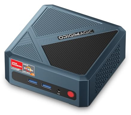 origimagic Mini PC N2 Pro, AMD Ryzen 7 6800H, hasta 4,7 GHz, 32 GB DDR4/512 GB SSD