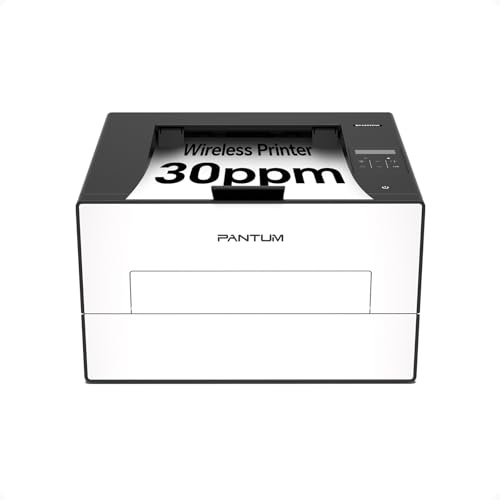 PANTUM BP4209DW Wireless Laser Printer - Black and White for Home Office Use, (A4, 30ppm, Auto Duplex, USB 2.0, WIFI, Wi-Fi Direct, Bluetooth, AirPrint, Mopria), Includes 1 Genuine Starter Toner