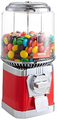 Máquina Expendedora Comercial De Dulces, Dispensador De Chicle Operado por Monedas, Putter De Monedas De Bola Elástica De Máquina De Caramelo Mecánico, para Cápsulas De 22-32 Mm, para Tiendas Hogar