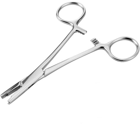 anneratteryer 1 Pezzi Pinze per Bigiotteria Kit Gioielli Pinze per Gioielli Lunghezza 13 Cm,Colore Bianco.Realizzato In Acciaio Inossidabile 410,per Afferrare Gioielli da 3 Mm,Stabile e Sicuro.