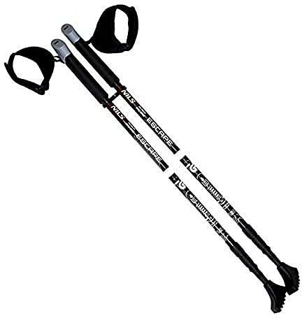 Nils NW608 - Bastones de Nordic Walking (Regulables, 65-135 cm, 3 Unidades)