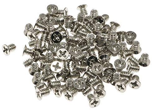 TAODAN 100 Pcs Phillips Countersunk Head Machine Screws #6-32 * 3/16