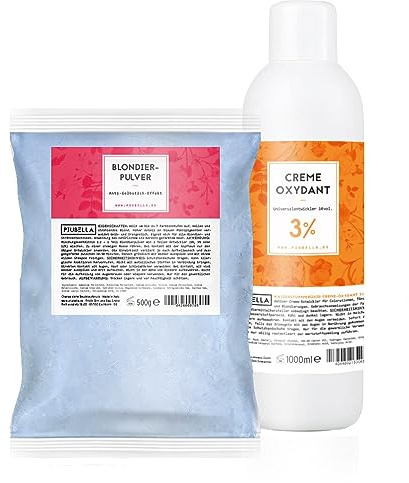 Piubella Blondierung 500g + Oxydant 3% 1000ml