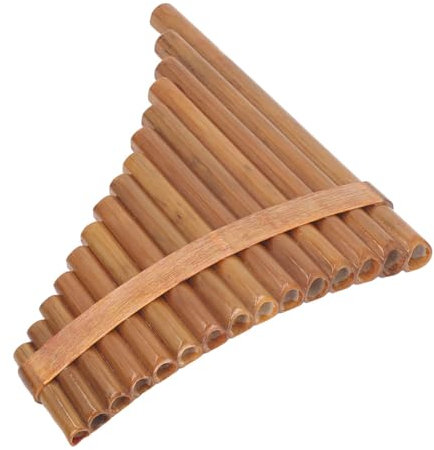 Professionelle Panflöte, Panflöte, 15 Pfeifen, G-Tonart, Musikinstrument, Panflöte (Rechte Hand)