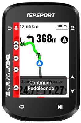 iGPSPORT BSC200S GPS Bicicleta, Navegación con un Toque, Monitorización de Movimiento, Reanudación de Ruta, Ciclocomputador Compatible con Radar y Luz Trasera Inteligente, Impermeable IPX7
