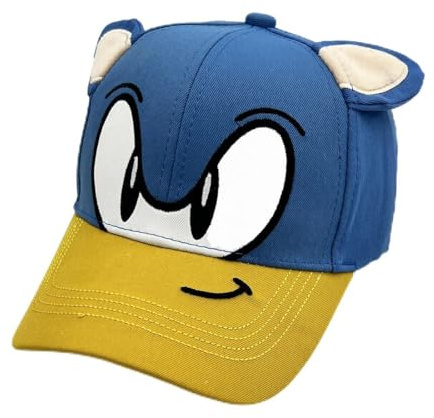 VQEOEOT Sonnenhut, Baseballmütze Jungen, Hedgehog Basecap Kinder, Baseball Mütze für Jungen und Mädchen Sommerhut Einheitsgrösse Verstellbare Sonnenhut, Sonlc, Gamer Geschenke, Multicolor, 52-56cm