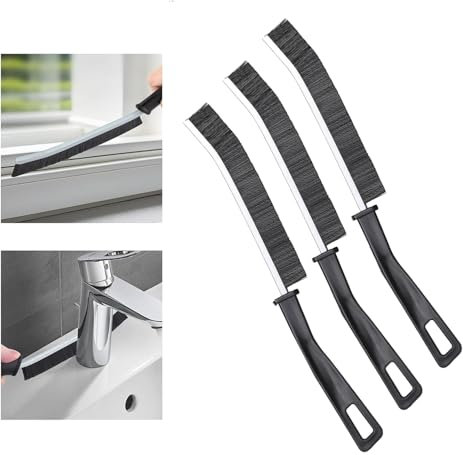 Spazzole Pulizia Fessure - Spazzola Multiuso per Pulire Fughe Piastrelle e Angoli Difficili - Ideali per Doccia Lavandino Bagno e Cucina - Spazzola Pulizia Casa