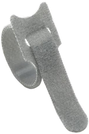 Fascette fermacavi, 500 pezzi, staccabili, organizer per cavi, in nylon, con cerniera, fascette di fissaggio in plastica (grigio, 200 mm x 500 pezzi)