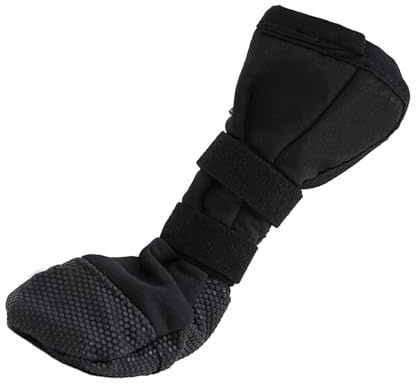 Zeizafa Dog Paws Protector Boot Large Size Water Resistant Soft Recovery Shoe for Dog Wound Care Breathable Pet Footwear