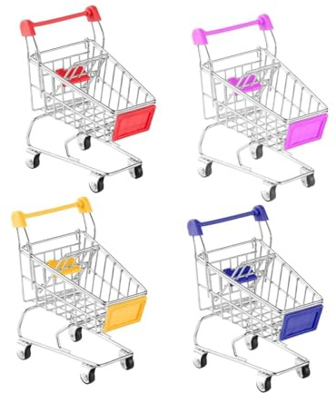 PIXZCSA Mini carrello della spesa per bambini, giocattolo, luminoso, colorato, divertente, organizzazione e sessioni di apprendimento piacevoli, creativo,