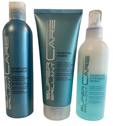 SBC Moisture Set: Shampoo 250ml + Maske 200ml + 2 Phasen Spray 200ml