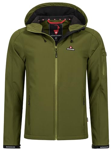 Höhenhorn Altus Chaqueta funcional Softshell para exteriores, para hombre, para el ocio verde XL