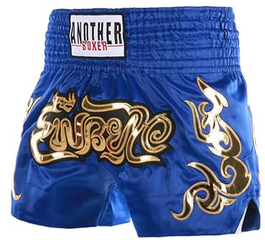 Volere è Potere Boxningsshorts vandringsshorts kickboxningsshorts muay thailändska shorts gym boxning för män och kvinnor lyxiga MMA-shorts, Mörkblå, XXL