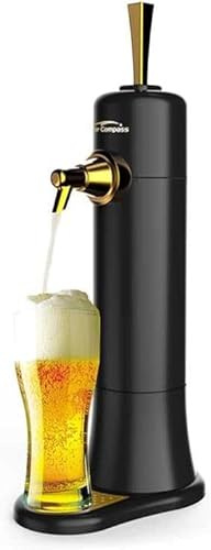 Dispensador de cerveza portátil con vibración ultrasónica para una espuma perfecta, ideal para uso doméstico y de escritorio