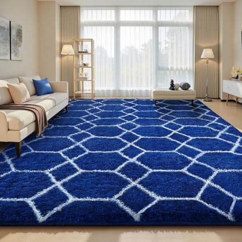 Sour Lemon Alfombra de pelo largo gris para salón, 160 x 230 cm, lavable, antideslizante, extra grande, para dormitorio, alfombra moderna y mullida para dormitorio, habitación infantil
