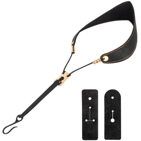 Genérico Correa Portacuello para Clarinete,Soporte Musical Ergonómico Y Ajustable | Correa De Saxo - Para Flauta Y Bajo Comodidad Estabilidad Principiantes Y Niñas