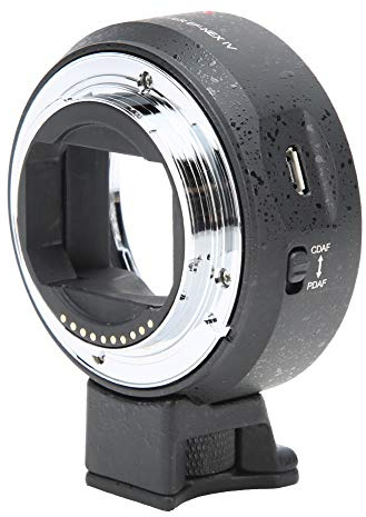 Chenglanhsjg för A7-seriens autofokus-adapter, fullformat-kameraobjektivhållare, hållbar zinklegering, förgyllda kontakter, stativkompatibel