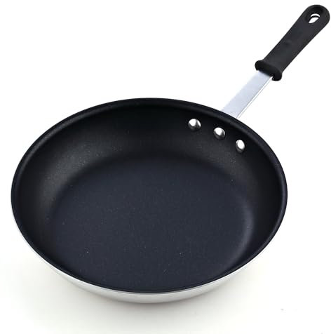 Cooks Standard Professional 12-Inch Nonstick Frying Pan, 30cm Large Non Stick Egg Omelette Pan, Heavy Duty Restaurant Style Everyday Wok Stir Fry Skillet, Dishwasher Safe