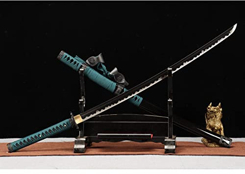 LQSMX sword echtes Katana Schwert 41in Samurai Schwert Handgeschmiedeter 1060 Stahl/scharf