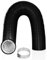 Dryer Vent Hose, 75mm Air Ducting, 5m Heavy-Duty 4 Layer Protection Aluminum Dryer Duct for Heating Cooling Ventilation with 2 Stainless Steel Clamps
