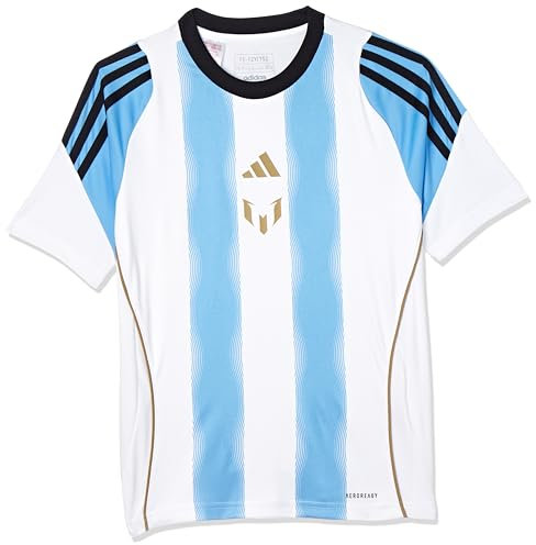 adidas Jungen Messi Tr Jsy Y Fußballtrikot IZ2998 weiß, blu, 152 cm