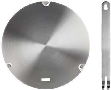 Piastra Adattatore a Induzione in Acciaio Inox - Distribuzione Termica e Scongelamento per Fornello