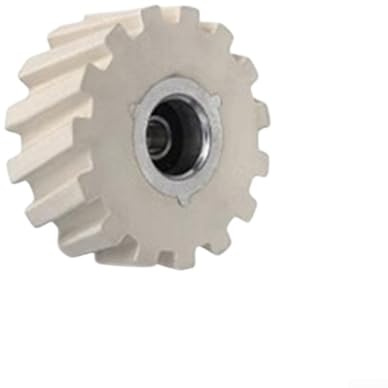 Rullo a pressione per bordatrice, realizzato in gomma con diametro di 65 mm e diametro interno di 8/12 mm per una maggiore efficienza (65 x 8 x 28 mm)