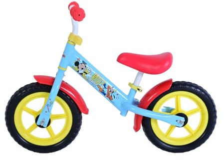 BALANCE BIKE, BICICLETTA SENZA PEDALI DI MICKEY, TOPOLINO PER BAMBINI DA 1 A 3 ANNI.