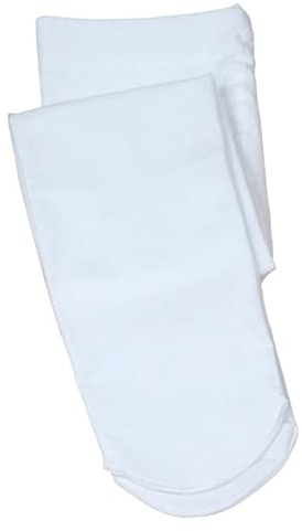 ONTYZZ Medias de Ballet Sin Costura para Niñas y Damas Danza Medias Pantys Estirar 90 Den Utilizado para la Clase de Danza o Espectáculos Blanco/S