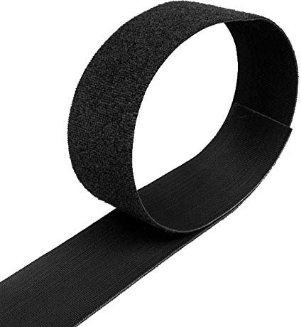 Velcro® Brand Hook and Loop ONE-WRAP® Double Sided Strapping Black 10mm Width - 1M | Multiples Sent as Continuous Length