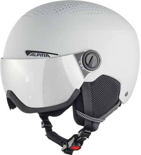 Alpina Unisex Skihelm, Grey Matt, 54-58 cm
