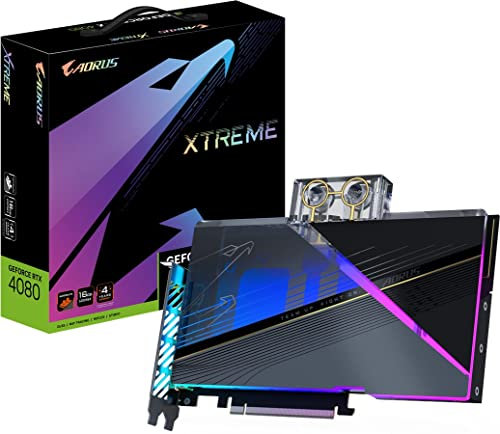 Gigabyte AORUS GeForce RTX 4080 16GB Xtreme WATERFORCE NVIDIA GDDR6X