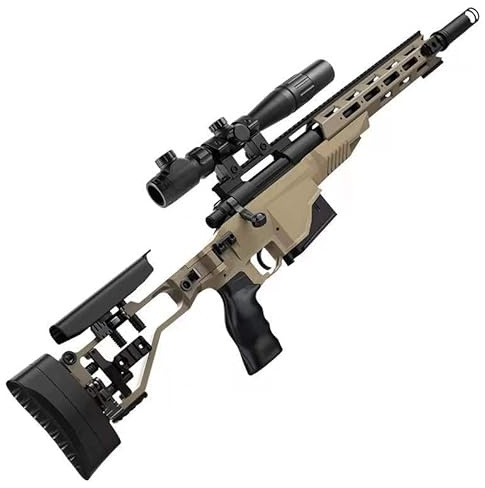 M40A6 Sniper Skumkula | Sniper Rifle skumblaster leksak med 20 mjuka suckerbollar och justerbart teleskop | leksakspistol med utkastbar laddare och bollar