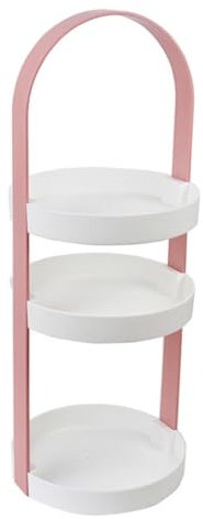 TORR Organizador de Cosméticos, Organizador de Maquillaje, Caja de Almacenamiento, Almacenamiento de Maquillaje con Asa, Almacenamiento de Maquillaje para Cosméticos, A