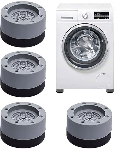 Piedini Antivibrazione Lavatrice,4 Pcs Piedini Antivibrazione Lavatrice Antiurto Antiscivolo Universale Tappetini Antivibrazioni per Lavatrice Per in Frigoriferi Lavatrice E Asciugatrice