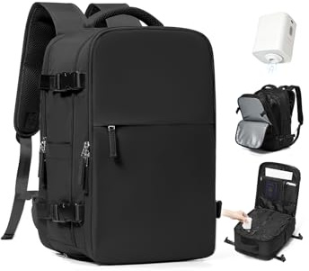 SZSYCN Zaino Sottovuoto Viaggio con Pompa Bagaglio a Mano Ryanair 40x30x20 Zaino Aereo 40x20x25 Ryanair Sottovuoto Borsa da Viaggio 40x30x20 Aereo Bagaglio a Mano Borsa da Lavoro per Laptop