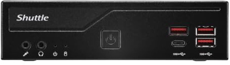 Shuttle Db860 Barebone Per Pc/stazione Di Lavoro 1.35l Sized Pc Nero Intel B860 Lga 1851 [socket V1] (db860 S1851 B860 Black 180w - Gln Hdmi Display-