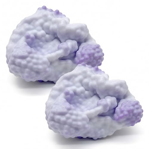 Bemonew Giocattolo Antistress, Confezione da 2 Giocattoli antiansia Palla da Squish sensoriale con Perline sottovuoto, Giocattolo Fidget per Adulti e Bambini per concentrazione e Relax