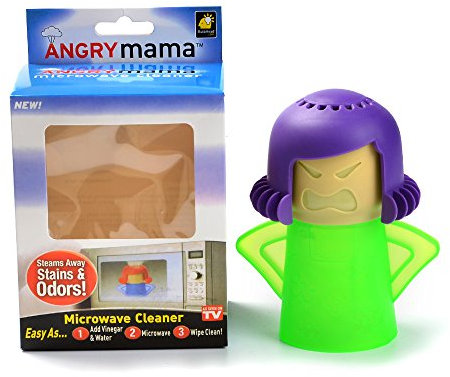 FOROREH Maman en Colère Nettoyeur Vapeur de Four à Micro-ondes Créatif Nettoyer les Fours Micro-ondes Petit Jouet, Angry Mama