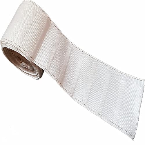 Olgamo Thicken and Widen Pleat Tape for Curtain Heading Vintage Style Deliver Adequate Curtain Pleat Hook Clip (3.2in X 9Yard X 15Hook)