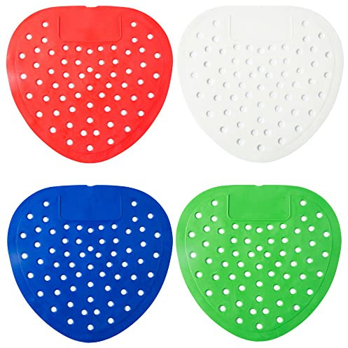 Hsthe Sea 8pcs Urinal Screen Deodorizer Urinal Splash Guards Scented Mat Odour Neutraliser for Bathroom Office Stadiums Schools