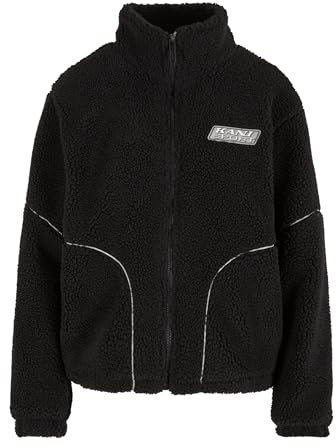 Karl Kani Sport Patch Teddy Block Trackjacket black/lightgrey, S
