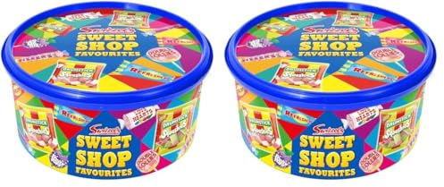 Swizzels Sweet Shop Favourites Tub 650g, White (Pack of 2)