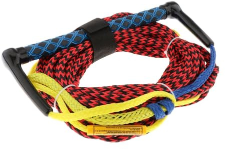 Fenteer Cuerda para Esquí Acuático de 23 M con Asa, Cuerda para Surf en Barco, Cuerda Multiusos para Wakeboard