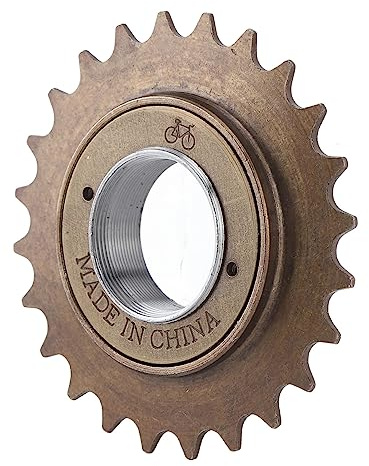 NOENNULL 16T/18T/20T/22T Enkel Hastighetscykel Freewheel 24T, 3/32 Bicycle Freewheel Gängade COG 24 Tänder, Kompatibla med Fixed Gear Fixie Singlespeed Road Bike