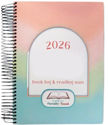 Reading Notebook - Book Tracking Journal, Reading Log Planner for Book Lovers | Organizer Record Keeper, Study Writing Pad for Home Office School Apartment College Dorm Travel and Vacation