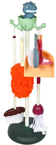Toddler Cleaning Set for Kids, Pretend Play Cleaning Toy with Broom, Mop, Dustpan & Accessories
